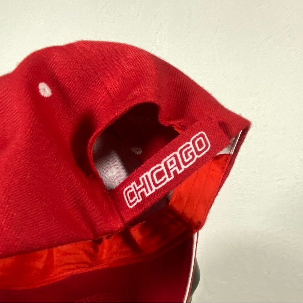 City Of Chicago Baseball Cap Hat Red White One Size Fits All - Picture 11 of 11